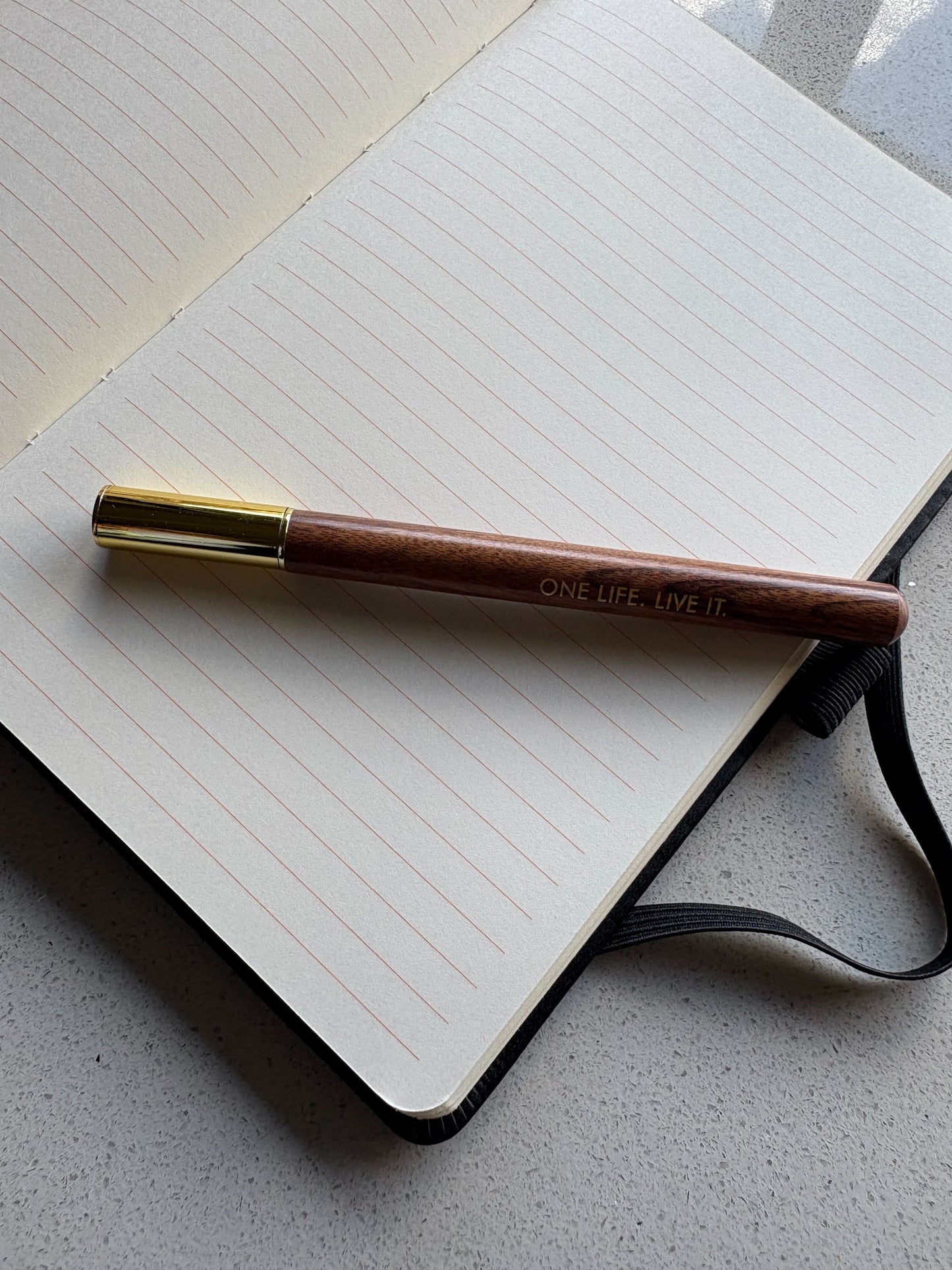 Stationery Gift Set - Notebook, Pen, Magnetic Clip