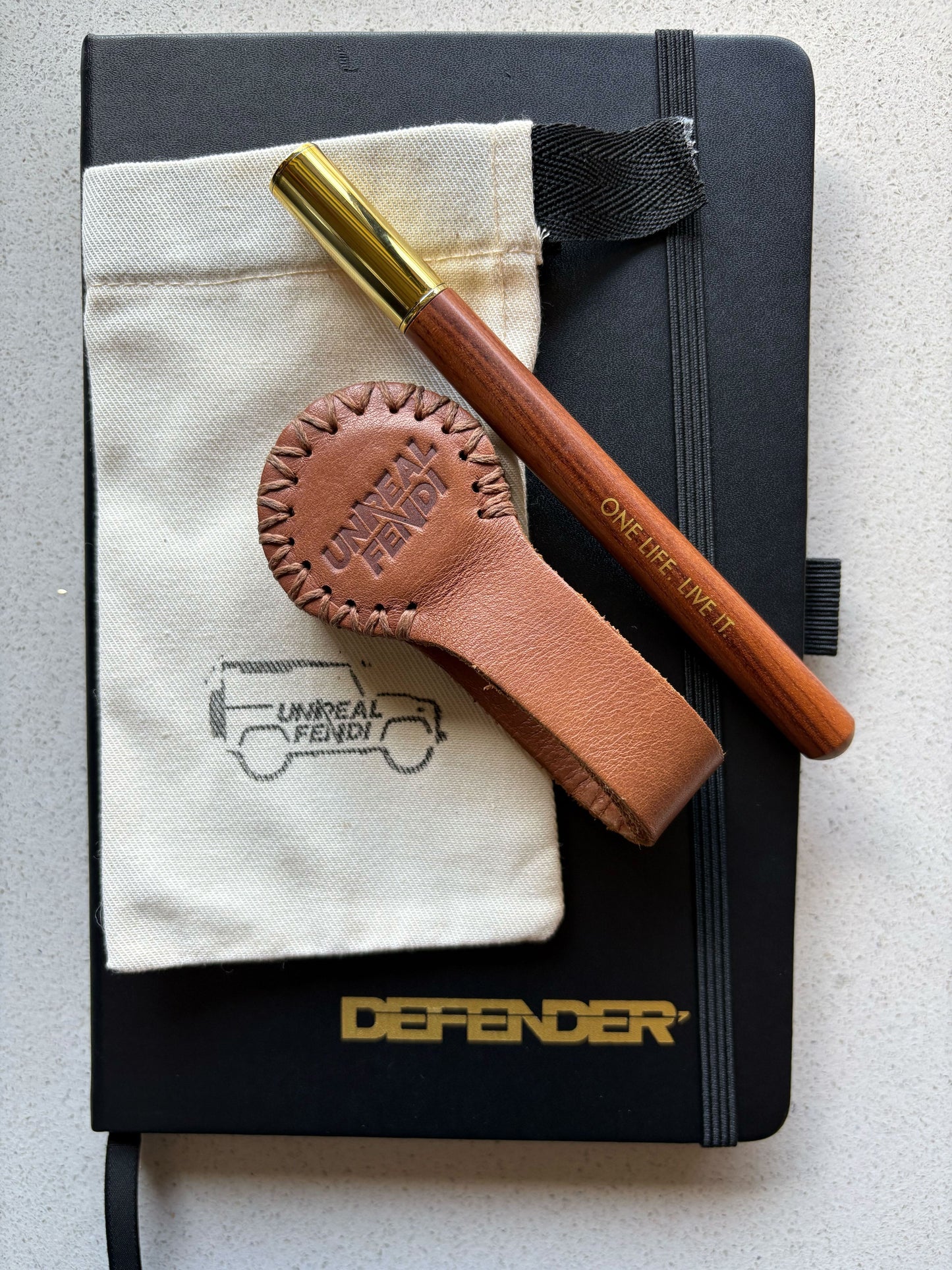 Stationery Gift Set - Notebook, Pen, Magnetic Clip